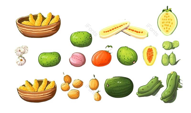 蔬菜图片,水果元素,水果素材PNG,果蔬免抠素材